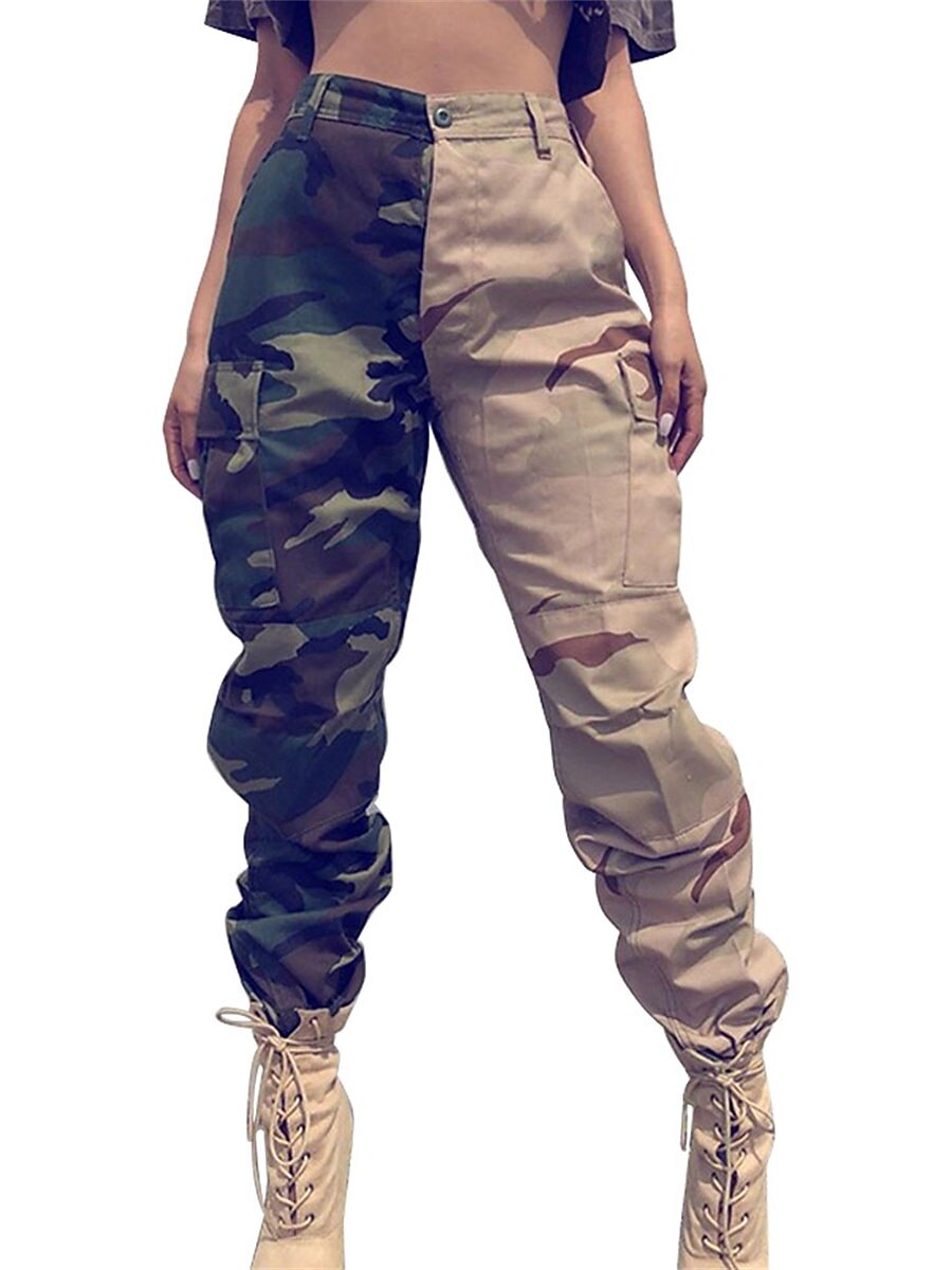 Women's Cargo Pants Pants Trousers Full Length Active Fashion Outdoor Street Khaki Army Green S M Fall Winter 2023 - US $34.99 –P14