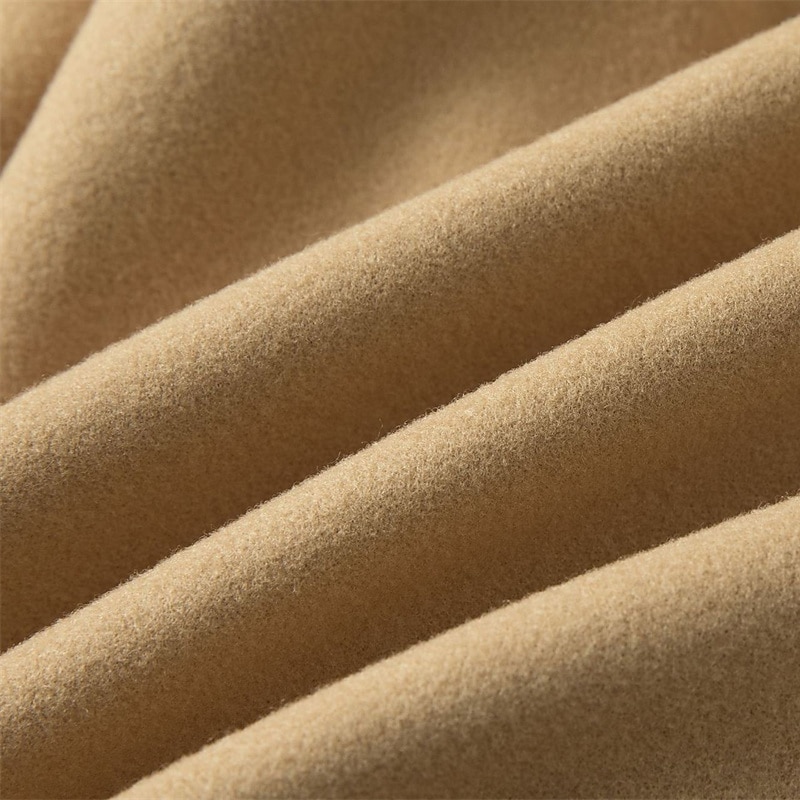 Herr Vinterkappa Rock Peacoat Utomhus Dagliga kläder Höst vinter Polyester Håller värmen Vattentät Ytterkläder Kläder Mode Streetwear Slät Kavajslag Dubbelknäppt 2025 - $80.99 –P20