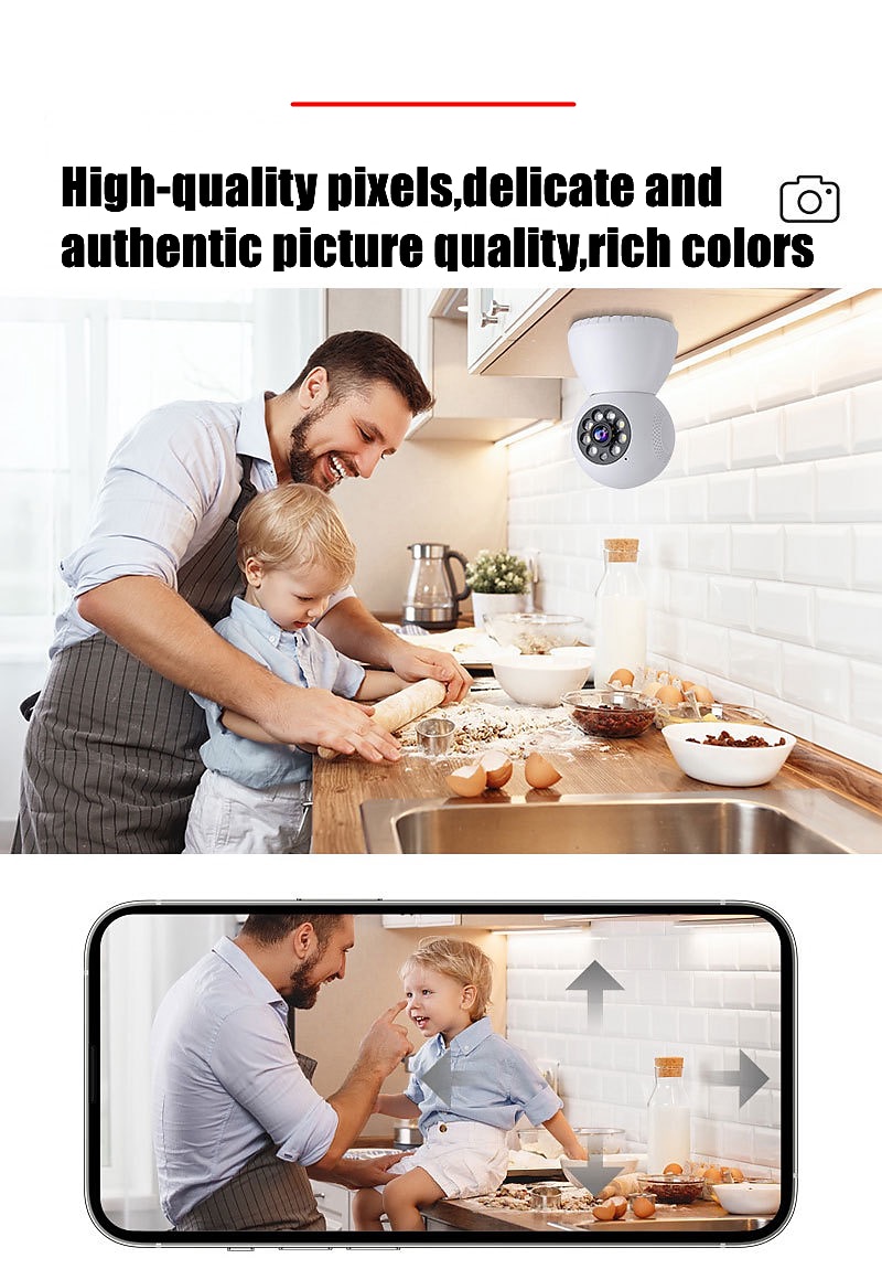 visione notturna senza fili wifi a infrarossi sicurezza domestica monitoraggio della rete supporto rilevamento allarme mobile visualizzazione in tempo reale del 2025 a $23.99 –P1