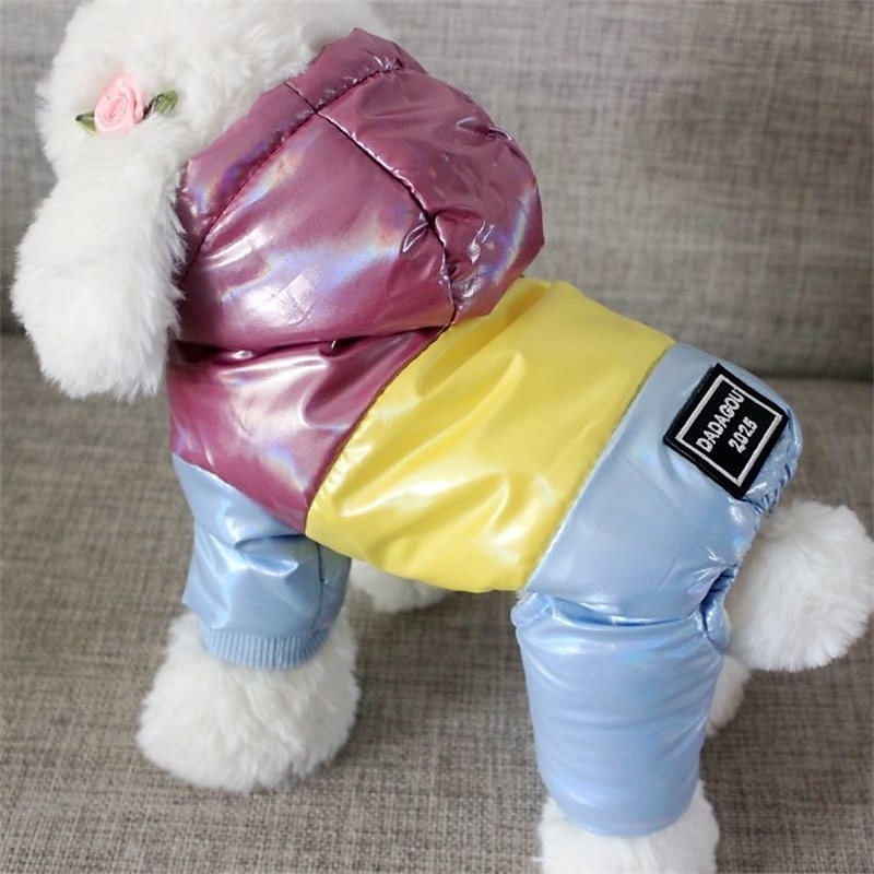 Hunder Katter Frakker Jakke Mote Fritid Vinter Vanntett Pustende Myk Vaskbar Bekvem Fritid / hverdag Hundeklær for Bichon Frisé Pommeran ungt kjæledyr Sommerfugl Small 2025 - $35.99 –P2
