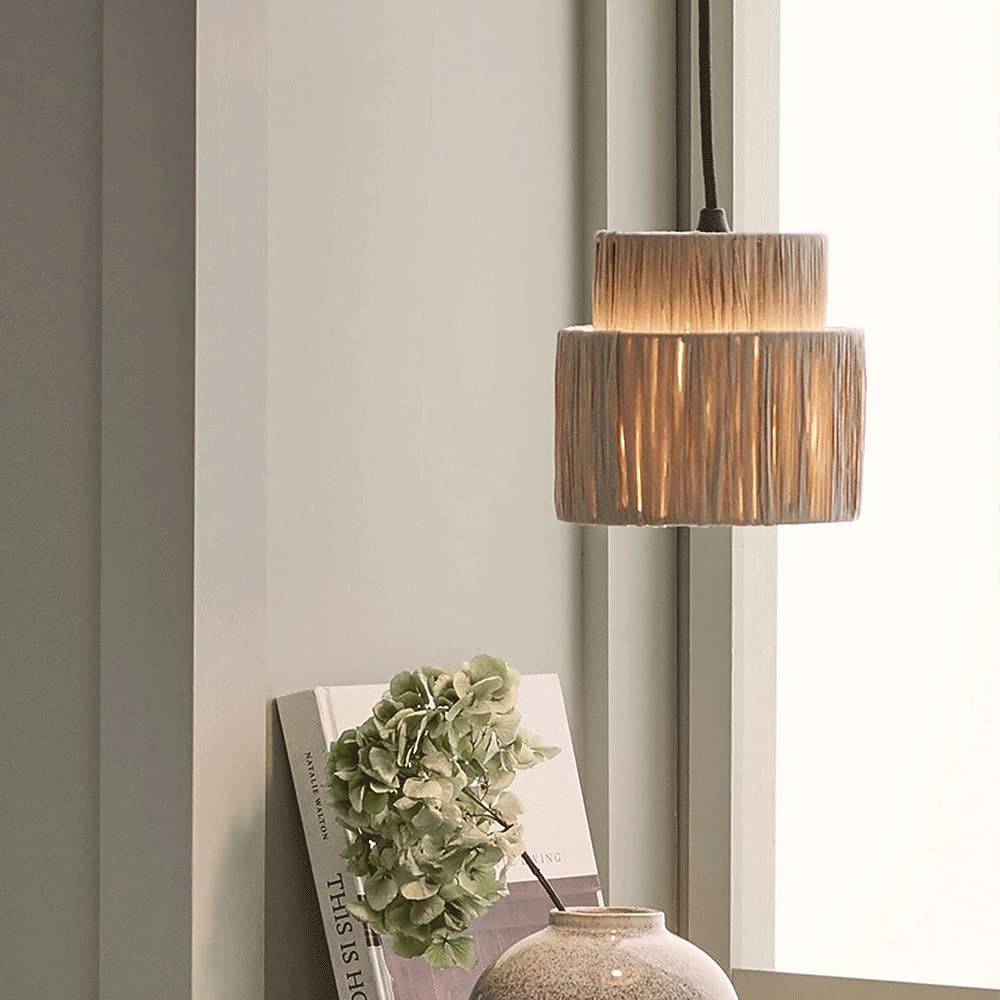 100 cm conception avec îlot Suspension Rotin Traditionnel / Classique Rustique 110-120V 220-240V de 2026 ? $173.99 –P1