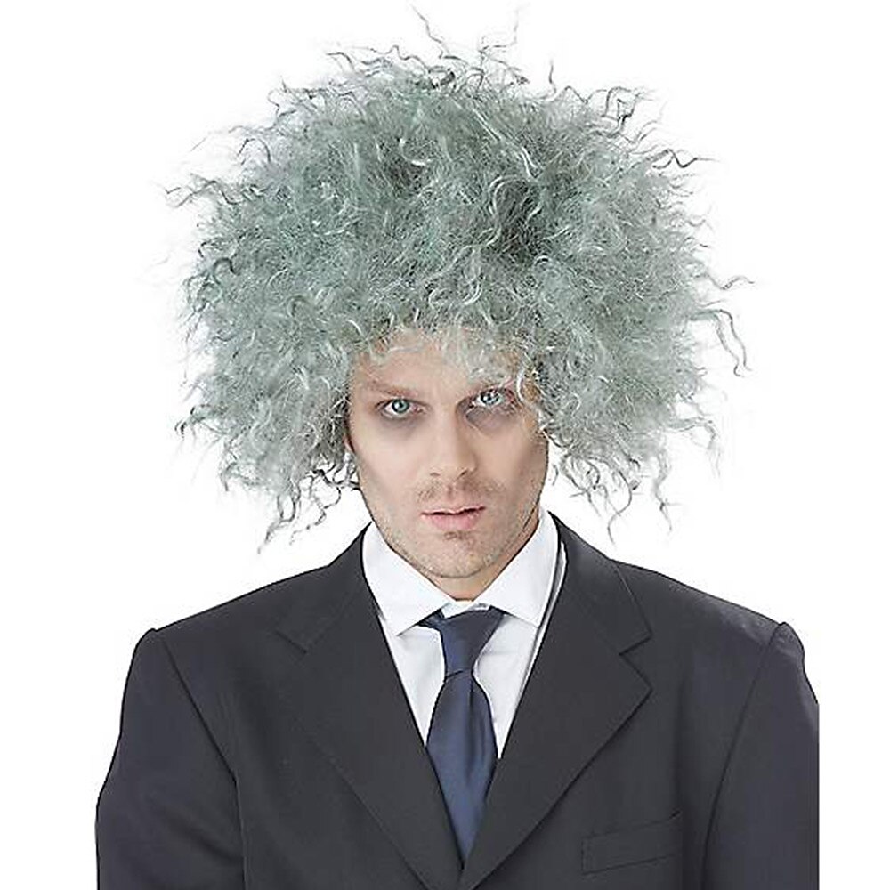 פאות זומבי אפורה מתולתלת פאות ליל כל הקדושים קוספליי מסיבת 2025 - $24.99 –P1