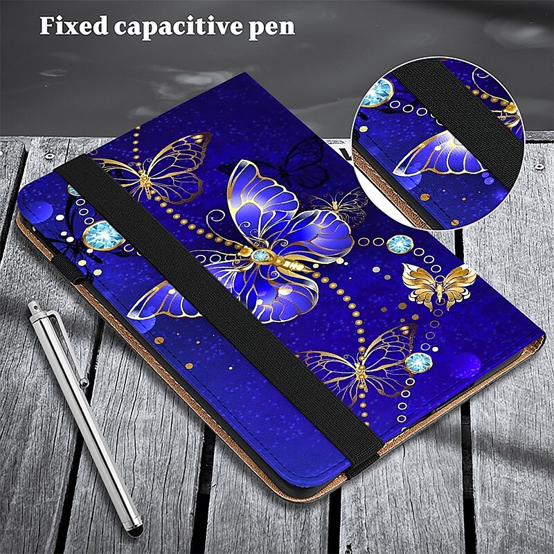 Tablet Case Cover For Apple 12.9 11 9.7 ipad 9th 8th 7th Generation 10.2 inch iPad mini 6th 8.3" iPad mini 5th 4th 3rd 2nd 1st 7.9'' with Stand Holder Flip Card Holder Graphic Butterfly TPU PU Leather 2025 - $29.99 –P17