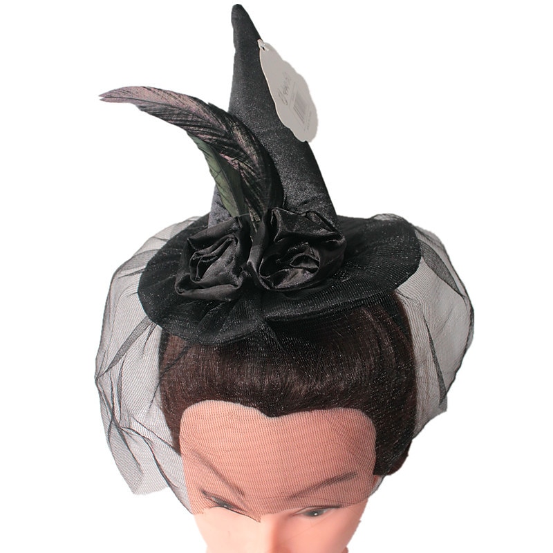 Boszorkánykalap Női Felnőttek Halloween Halloween Karnevál Könnyű Karneváli Jelmez a Walpurgis Éjszakájára 2025 - $18.99 –P10