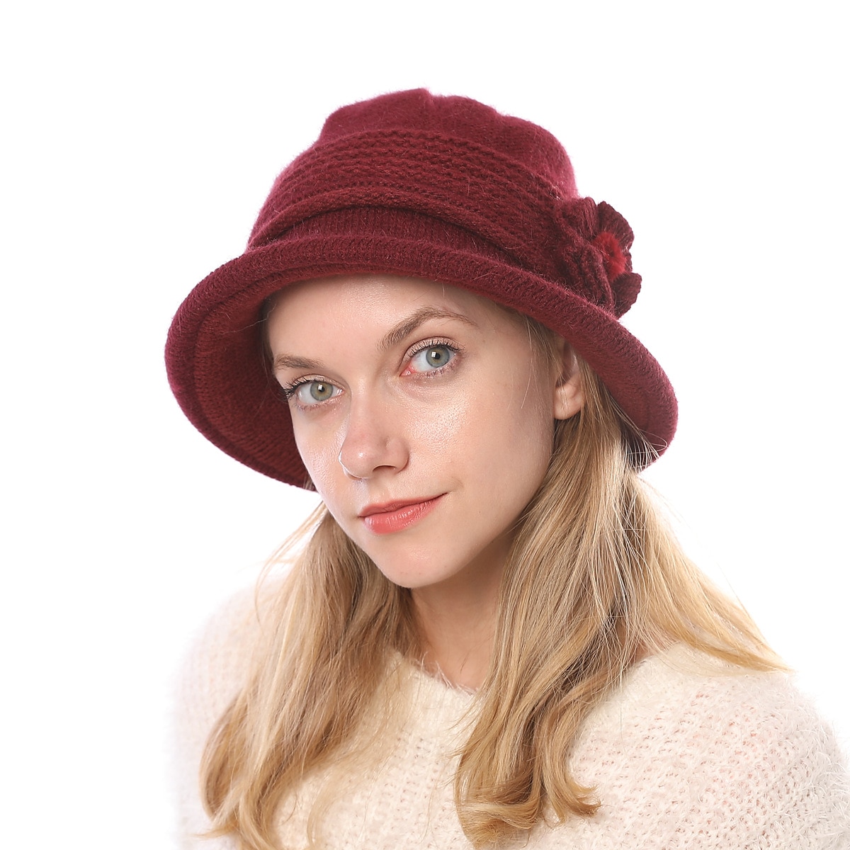 Dámské Čepice Beanie Teplá zimní čepice Denní Dovolená Plná / Jednobarevná Úplet Na běžné nošení Běžné / Denní 1 pcs 2025 - $21.99 –P4