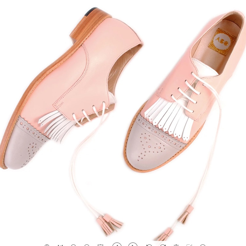 fekete és arany oxford női cipők – fűzős szárnyvégű brogue rojtokkal és bojttal a vintage lezser stílushoz 2025 - $46.99 –P2