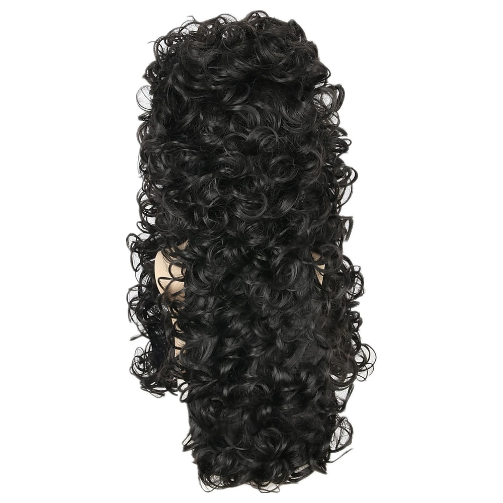 Cosplay Wigs Black Curly Synthetic Hair Long Wigs Men's Wigs For Party 2026 - $21.99 –P3