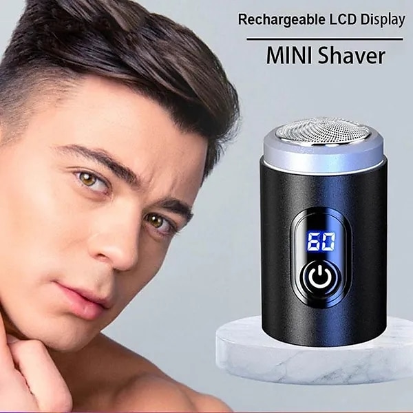 Mini Electric Travel Shaver for Men Pocket Size Rechargeable Portable Painless Cordless Trimmer Knive Face Beard Razor 2025 - $11.99 –P13