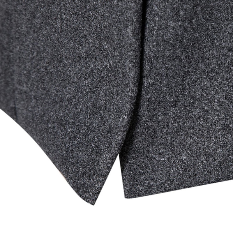 Herr Vinterkappa Peacoat Trenchcoat Utomhus Dagliga kläder Höst vinter 95% polyester 5% bomull Ytterkläder Kläder Mode Streetwear Slät Kavajslag Dubbelknäppt 2025 - $47.99 –P3