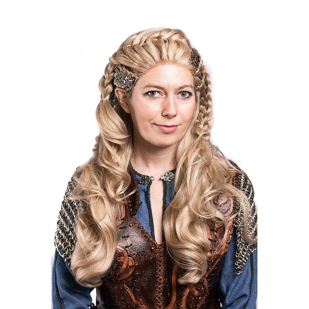 perruque lagertha de vikings carnaval cosplay party perruques de 2025 ? $29.99 –P3