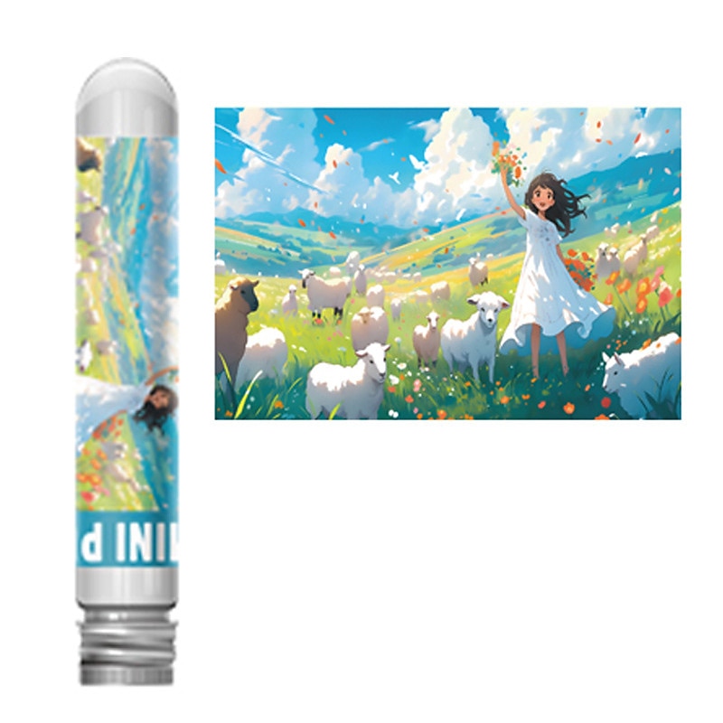 mini puzzle ze zkumavky pro dospělé 150 kusů papíru pohodlné dětské puzzle hračky design krajiny kreativita dárek k narozeninám 2025 - $46.99 –P17
