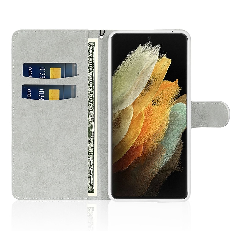 Phone Case For Samsung Galaxy S23 S22 S21 S20 Ultra Plus FE A54 A34 A14 A72 A52 A32 A22 A12 Note 20 Ultra 10 Plus A53 A33 A23 A13 Note 20 10 S25 Ultra Wallet Case with Stand Holder Magnetic Full Body 2025 - $18.99 –P2