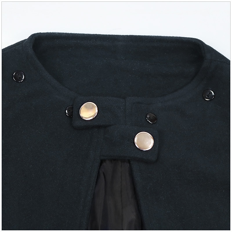 Per uomo Trench Mantello / mantelle Poncho Feste Esterno Inverno Poliestere Tenere al caldo Capispalla Abbigliamento Di tendenza Streetwear Liscio Colletto di pelliccia Bavero del 2025 a $64.99 –P6