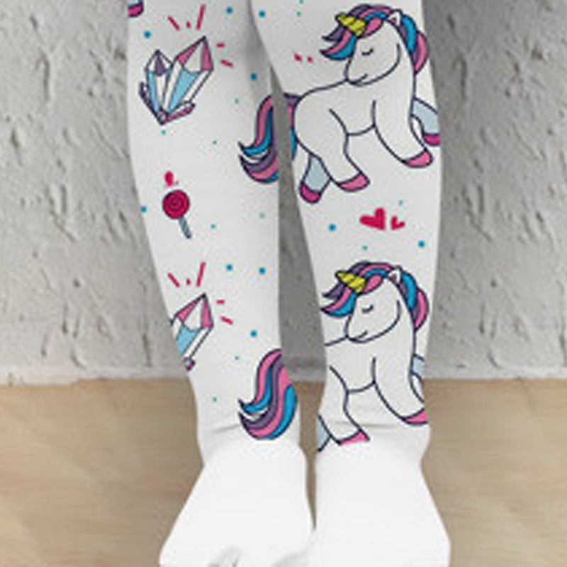 Voor meisjes 3D Eenhoorn T-shirt en legging Ruffeljurkset Lange mouw 3D-afdrukken Herfst Winter Actief Modieus Dagelijks Kinderen 3-12 jaar Buiten Vakantie Afspraakje Normale pasvorm 2025 - $19.49 -P6