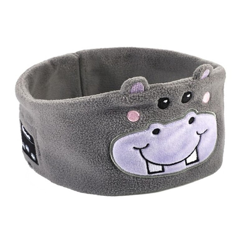 Cuffie wireless musicali morbide e elastiche per bambini cuffie per animali da sonno mascherina per occhi Bluetooth V5.0 cuffie con fascia del 2025 a $21.99 –P5