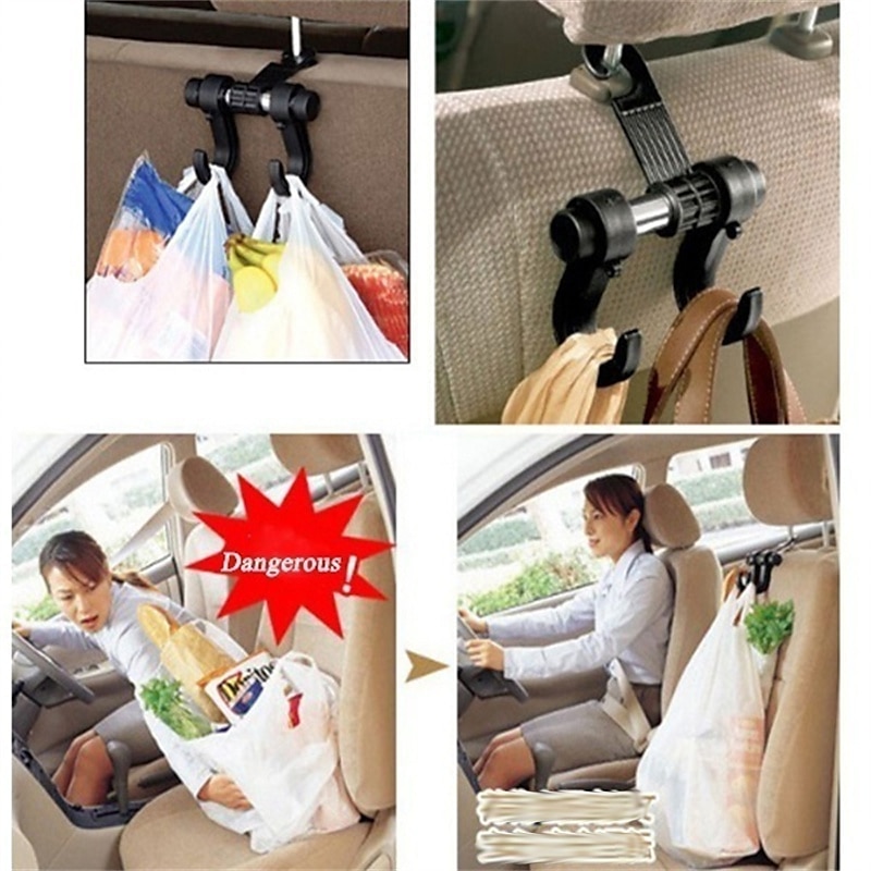 Universal Car Seat Back Storage Hook Sundries Hanger Bag Holder Multifunction Car Hooks Vehicle Storage Organizer 2025 - $14.99 –P3