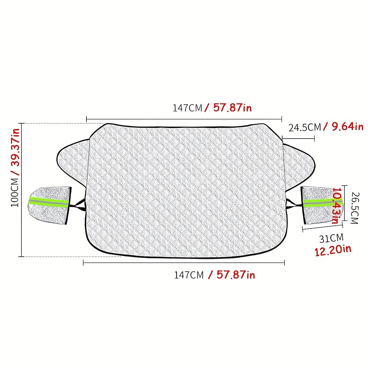 Winter Car Front Windscreen Cover Windshield Sunshades Universal Automobile Anti Snow Frost Ice Shield Dust Protector Cover 2025 - $28.99 –P4
