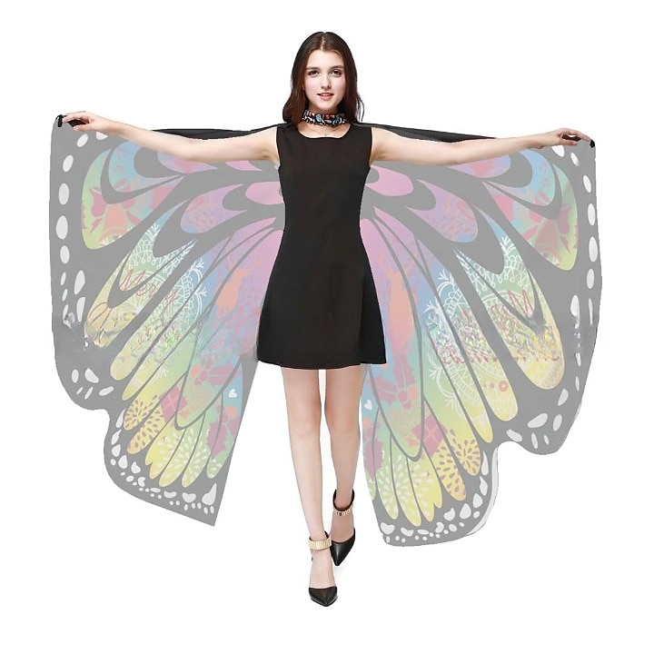 Ailes Masque Conte de Fées Papillon Déguisement drôle Adulte Femmes Noël Carnaval Soirée Se déguiser de 2026 ? $28.99 –P2