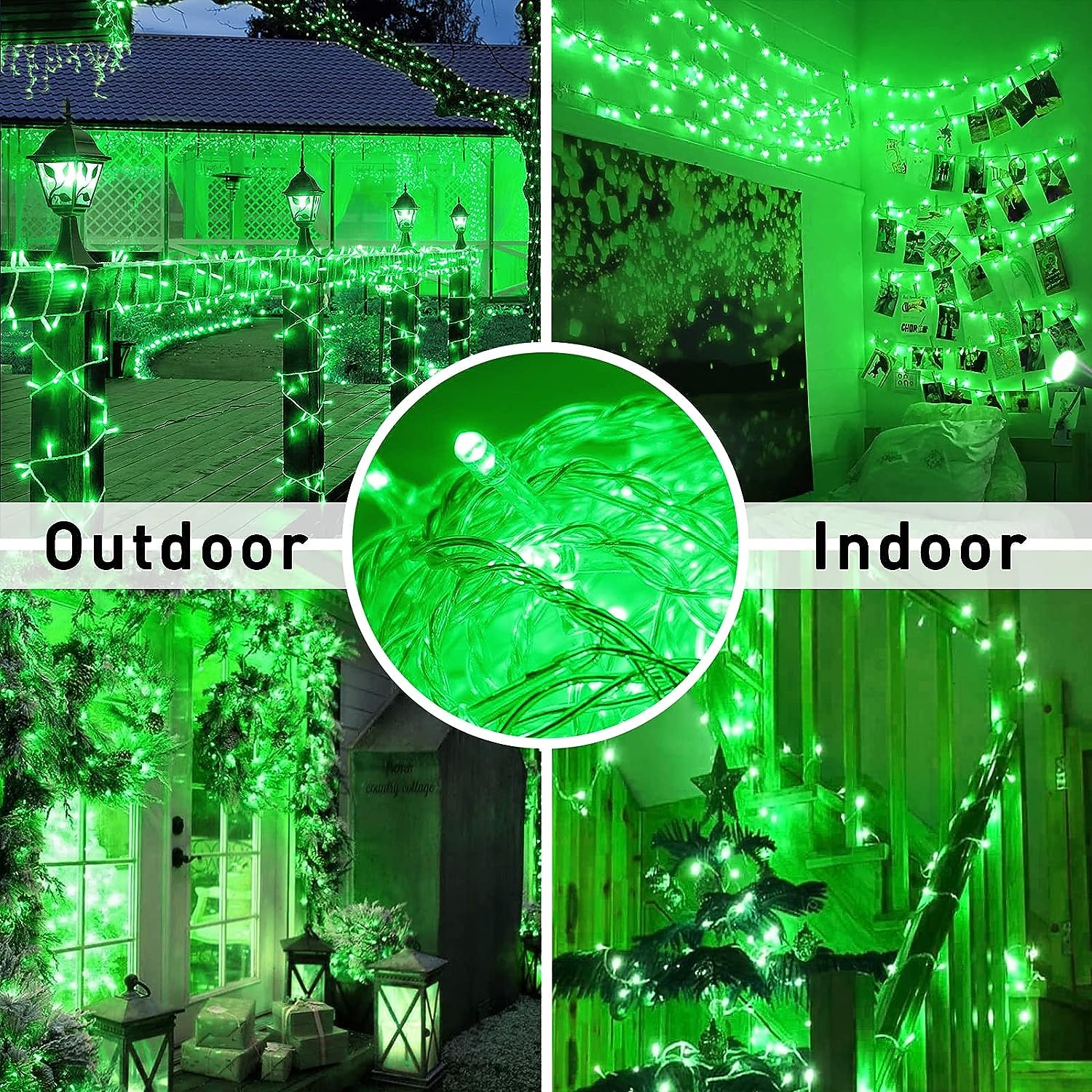 Halloween Christmas Waterproof Battery Box Light String 8 Function Remote Control Indoor and Outdoor Courtyard Garden Wedding Decoration Light 4M-30Leds/6.5M-50Leds/10M-100Leds 2025 - $15.99 –P6
