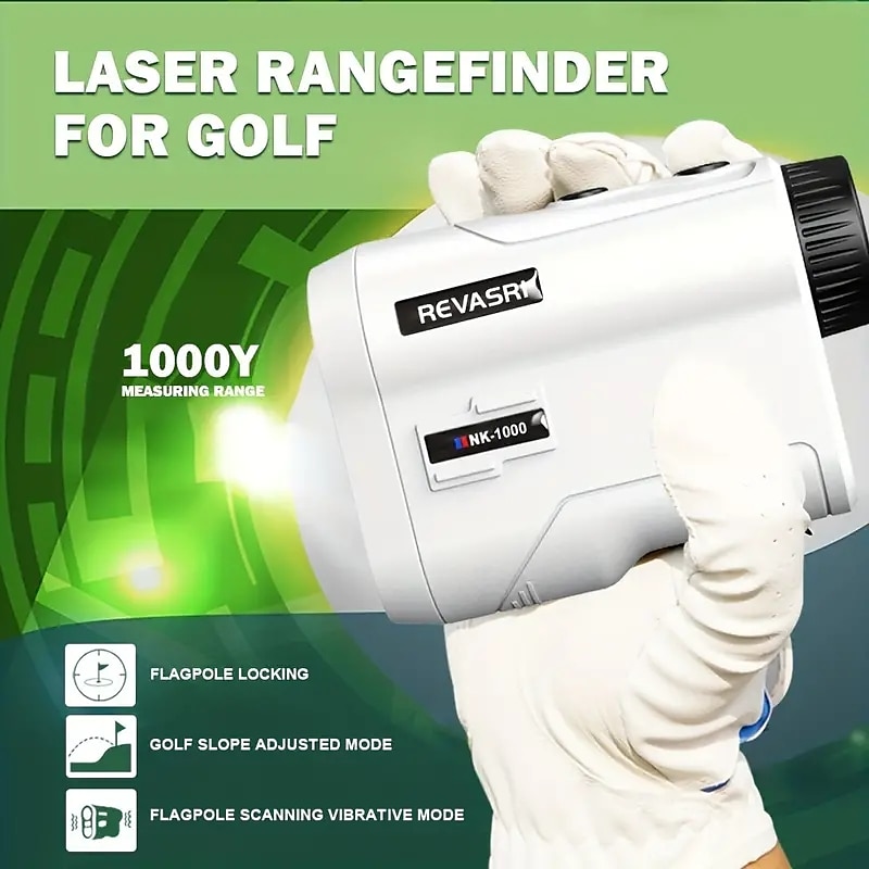 Golf Rangefinder With Slope And Pin Lock Vibration External Slope Switch For Golf Tournament Legal Rangefinders With Rechargeable Battery 1000YDS Laser Range Finder 2025 - $205.29 –P1