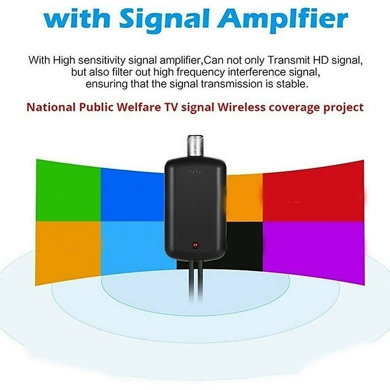 5000 Miles Range HDTV Antenna 4K HD Indoor Digital TV Aerial Signal Amplifier 2025 - $17.99 –P5
