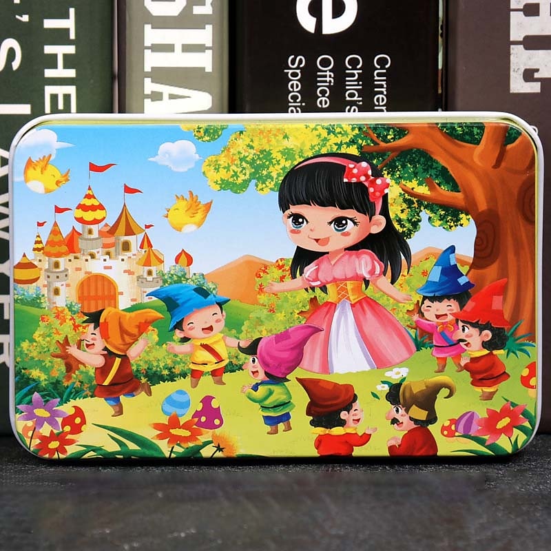 drewniane puzzle puzzle dla dzieci 60 sztuk żelaznego pudełka puzzle dla przedszkola wczesna edukacja drewniane zabawki 2025 - $27.99 –P7