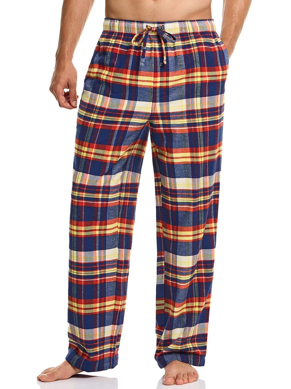 Homens Loungewear Roupa de Dormir Conjunto de Pijama Top e calça de pijama 2 Peças Xadrez à moda Casual Conforto Casa Diário Algodão Conforto Lapela Manga Longa Camisa Social Calça Com Cordão Cintura de 2025 por $30.99 –P4