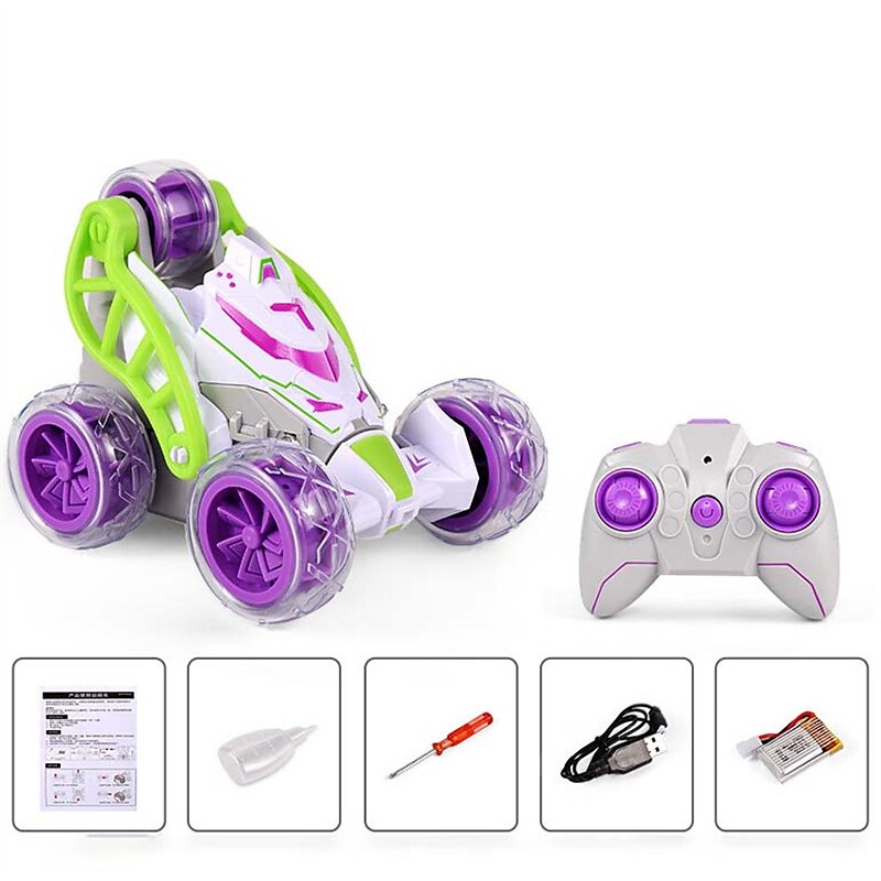 Mini-Stunt-Dump-Auto, Ladespray, ferngesteuertes Auto, Kinderspielzeugauto, Licht 360 Rollover-Auto 2025 - $44.99 –P4