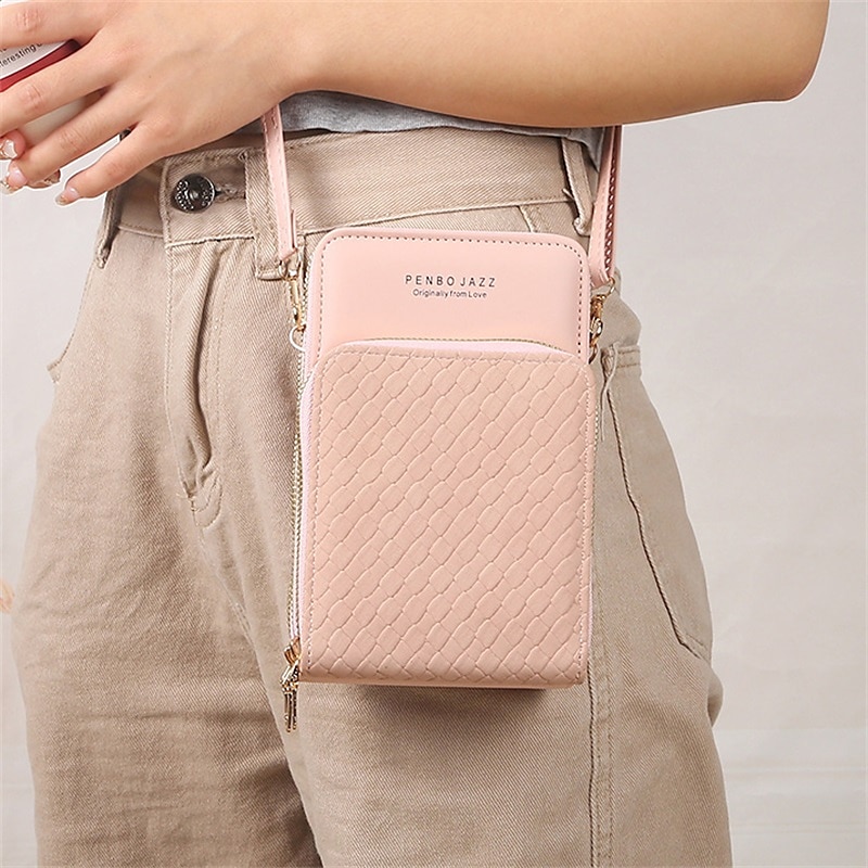 Bolso de mano con pantalla táctil para mujer, bolso de hombro para