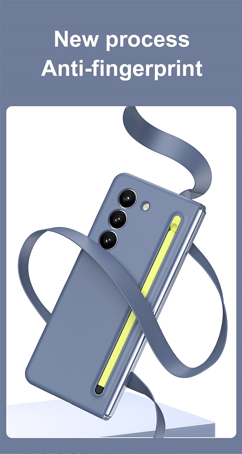 Phone Case For Samsung Galaxy Z Fold 6 Z Fold 5 Z Fold 4 Z Fold 3 Back Cover with Screen Protector Pencil Holder Full Body Protective PC 2025 - $31.99 –P3