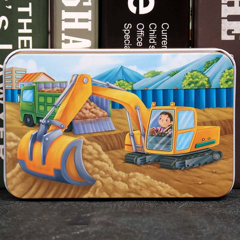 drewniane puzzle puzzle dla dzieci 60 sztuk żelaznego pudełka puzzle dla przedszkola wczesna edukacja drewniane zabawki 2025 - $27.99 –P13
