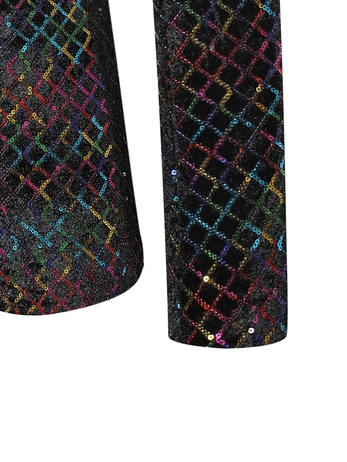 Disco 1980s Suits & Blazers Lapel Collar Blazer Peak Lapel Normal Disco Sequins Men's Halloween Masquerade Party Club Pride Parade Adults' Coat Fall & Winter 2025 - $9.99 –P10