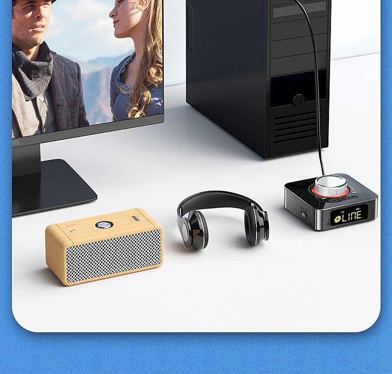 Bluetooth Receiver Transmitter LED BT 5.0 Stereo AUX 3.5mm Jack RCA Handsfree Call TF U-Disk TV Car Kit Wireless Audio Adapter 2025 - $33.99 –P12