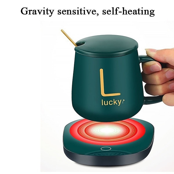 Usb Heating Weight Sensor 55° Winter Electric Coffee Mug Cup Warmer Heater Pad Coaster USB for Home Office Milk Tea Cup Table Decoration 2025 - $15.99 –P5