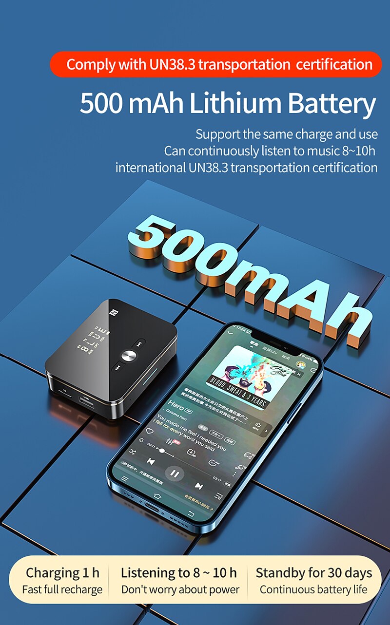 2в1 Bluetooth 5.0 приемник-передатчик FM стерео aux 3,5 мм разъем RCA оптический вызов громкой связи NFC беспроводной Bluetooth аудиоадаптер ТВ 2025 - $47.99 –P14