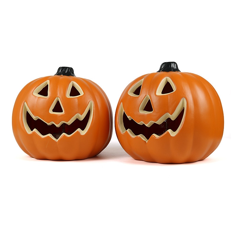 halloween dekorációk világító sütőtök dísz, jack o lámpás parti kellék halloween őszi kültéri kertben, halloween dekoráció 1db 2025 - $15.99 –P1