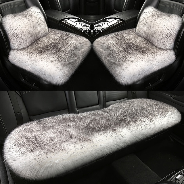 coussin de siège de voiture housses de siège de voiture en fourrure tapis en fausse laine coussin de sièges auto longue peluche tapis de sièges chauds d'hiver coussin chaud universel pour femmes de 2025 ? $49.99 –P5