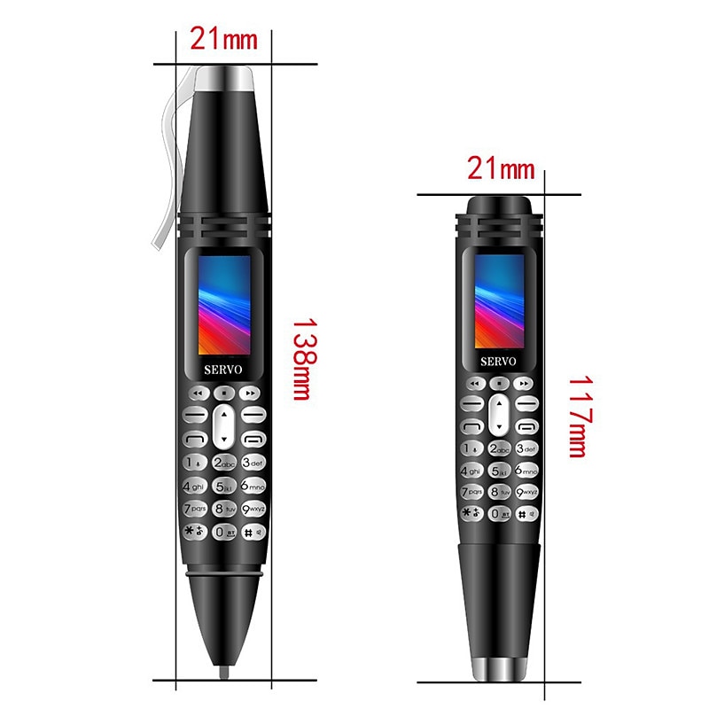 1PCS Mini Rechargeable Cell Phone 0.95 Inch Bluetooth Dialer Small Screen Cell Phone Support GSM Dual SIM with Camera Flashlight Radio Music Player 2025 - $62.99 –P13