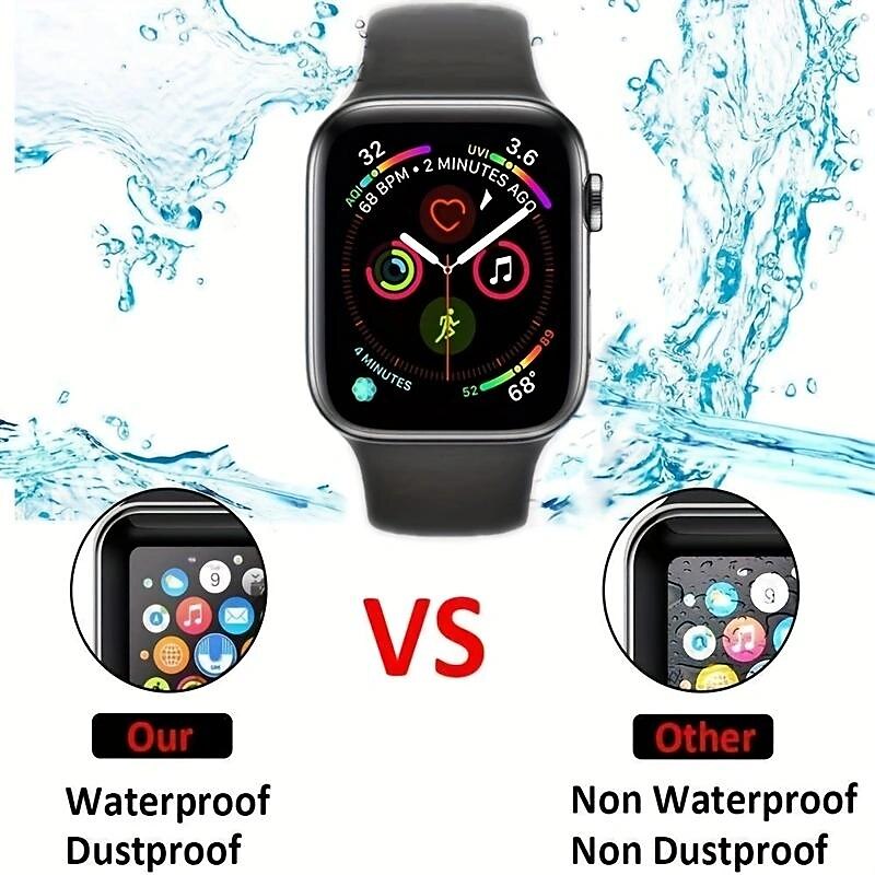 2025年 [2パック] 腕時計 スクリーンプロテクター と互換性があります Apple Watch Ultra 49mm Series 8 7 41mm 45mm Series 6 5 4 SE 40mm 44mm Series 3 2 1 38mm 42mm 最大カバレッジ Touch Sensitive 気泡ゼロ ソフトフィルム 腕時計用アクセサリー  コレクション – $10.99 –P7