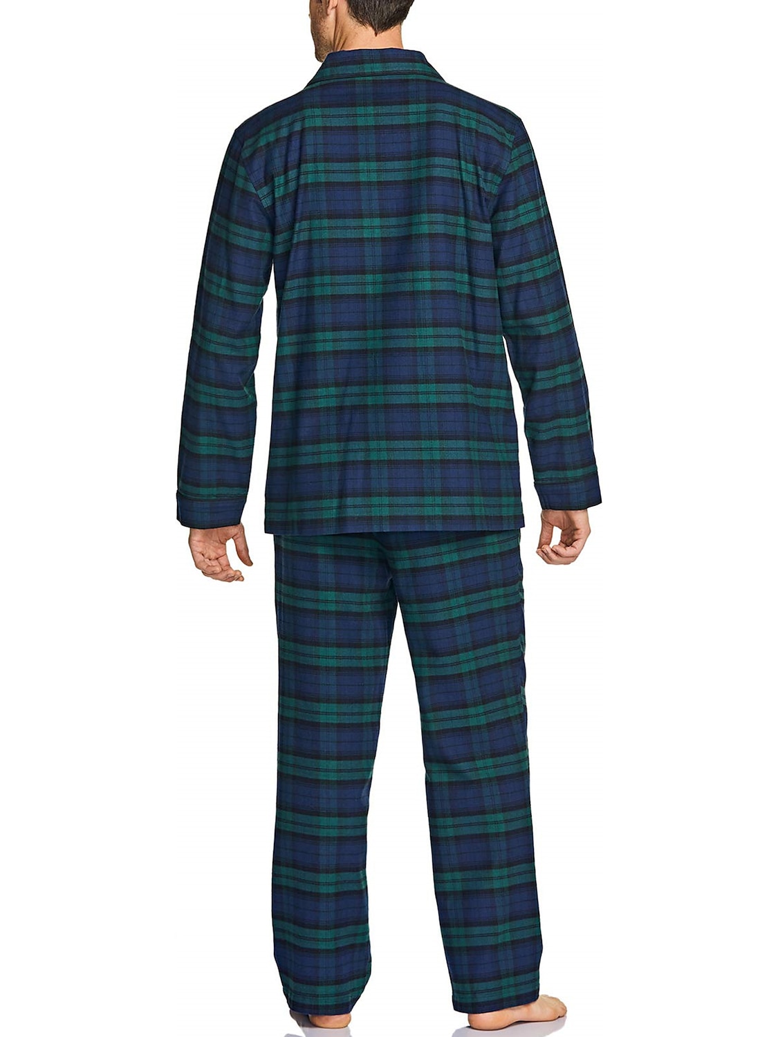 Homens Loungewear Roupa de Dormir Conjunto de Pijama Top e calça de pijama 2 Peças Xadrez à moda Casual Conforto Casa Diário Algodão Conforto Lapela Manga Longa Camisa Social Calça Com Cordão Cintura de 2025 por $30.99 –P15