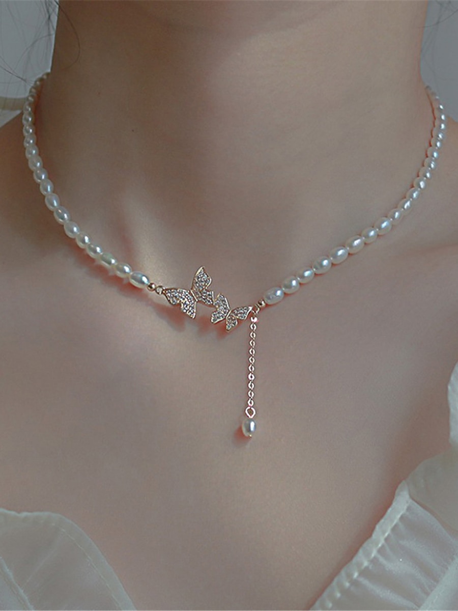 Naisten kaulakoru Muoti ulko- Perhonen Kaulakoru 2026 - MXN $148.76 –P1