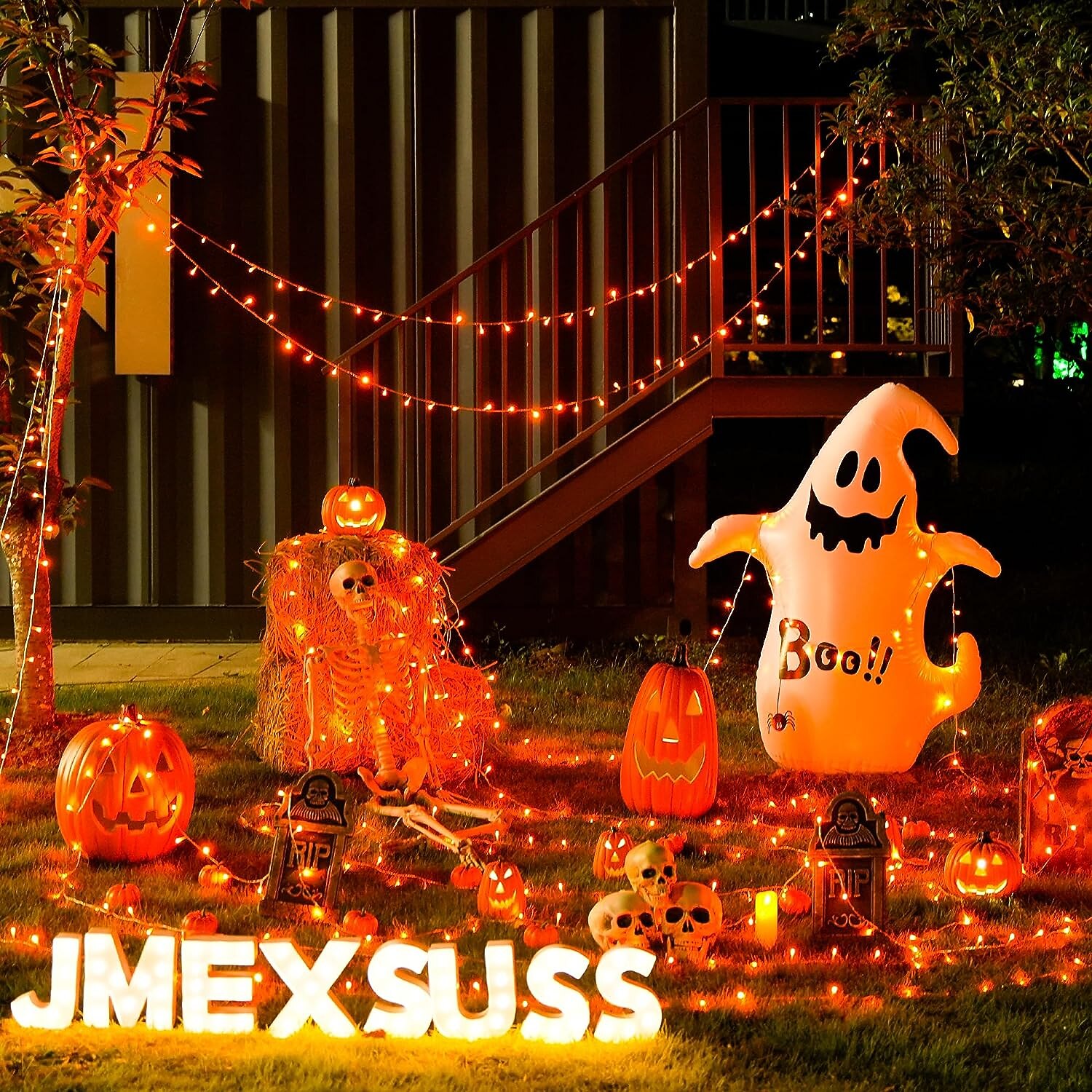 Halloween Christmas Waterproof Battery Box Light String 8 Function Remote Control Indoor and Outdoor Courtyard Garden Wedding Decoration Light 4M-30Leds/6.5M-50Leds/10M-100Leds 2025 - $15.99 –P9