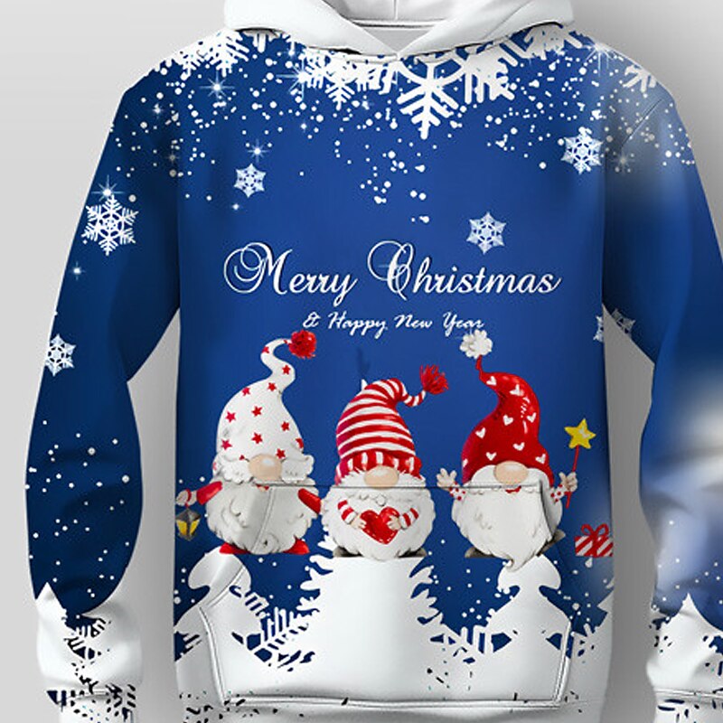 Weihnachten Jungen 3D Weihnachtsmann Weihnachtssets Set aus Kapuzenpullover und Jogginghose Set Langarm 3d Drucken Herbst Winter Aktiv Modisch Cool Polyester kinderkleidung 3-12 Jahre Outdoor Strasse 2025 - $21.99 –P10