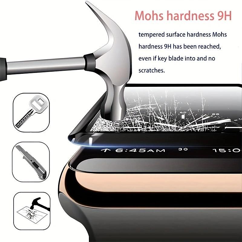 2025年 [2パック] 腕時計 スクリーンプロテクター と互換性があります Apple Watch Ultra 49mm Series 8 7 41mm 45mm Series 6 5 4 SE 40mm 44mm Series 3 2 1 38mm 42mm 最大カバレッジ Touch Sensitive 気泡ゼロ ソフトフィルム 腕時計用アクセサリー  コレクション – $10.99 –P4