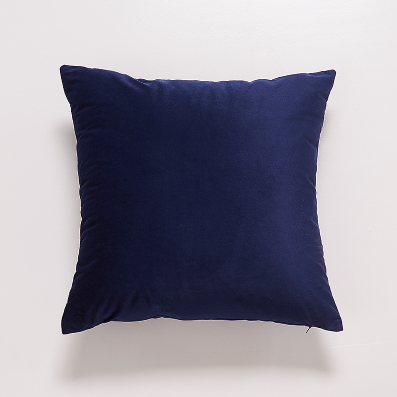 dekoracyjne poduszki do rzucania aksamitna rzuć poszewka na poduszkę jednokolorowe do sypialni salon sofa kanapa krzesło różowy niebieski szałwia zielony fioletowy żółty spalony pomarańczowy 2025 - $7.99 –P28