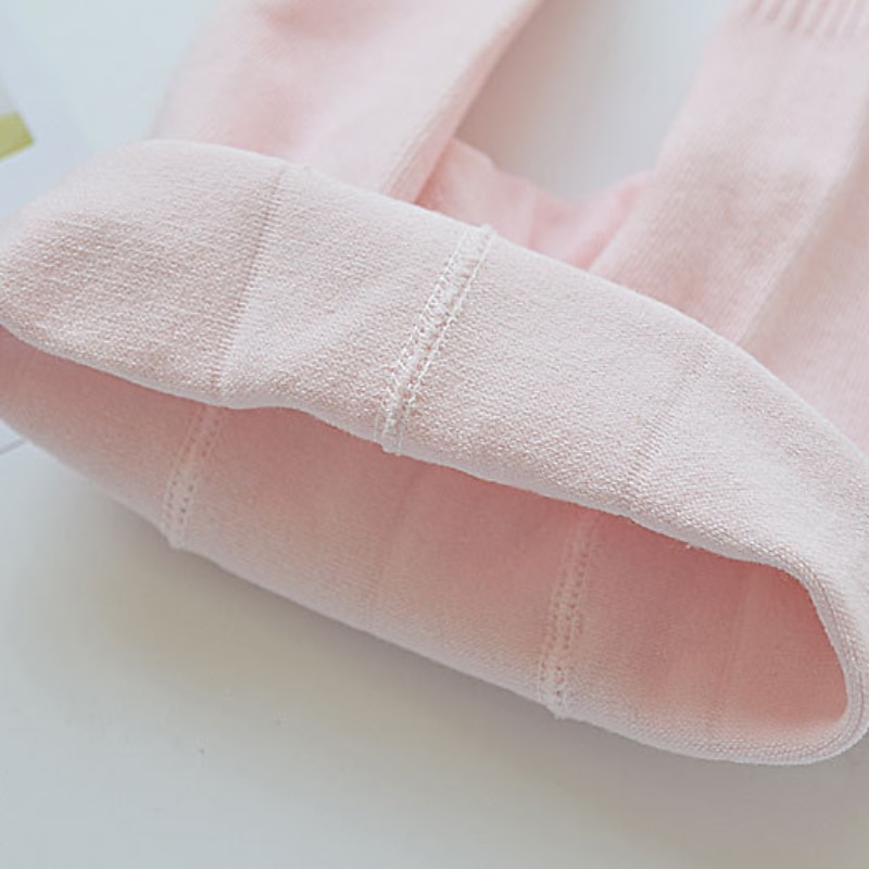 Barn Jente Strømper Svart Hvit Rosa Helfarge Rynket Vår Høst søt stil Hjem 2-8 år 2025 - $6.99 –P10