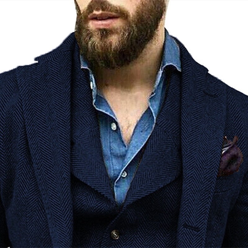 Uomo Matrimonio Completi A lancia Nero Borgogna Tinta unita Vestibilità su misura 3 pezzi Monopetto Due Bottoni del 2025 a $156.99 –P2