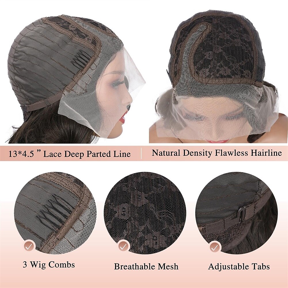 Synthetische pruiken Gekruld Asymmetrisch kapsel Machinegemaakt Pruik Kort A1 A2 A3 A5 A6 Synthetisch haar Dames Cosplay Zacht Feest Zwart Bruin Donkerbruin 2025 - $24.99 –P14