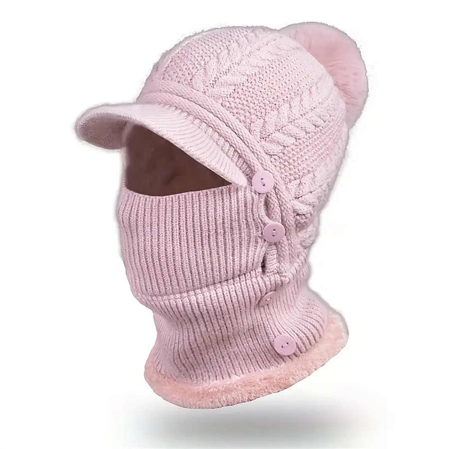 Damskie Narciarska Kominiarka narciarska Na wolnym powietrzu Zima Keep Warm Odporność na wiatr Kapelusz na Narciarstwo Kemping i turystyka Snowboard Narty 2025 - $14.49 –P7
