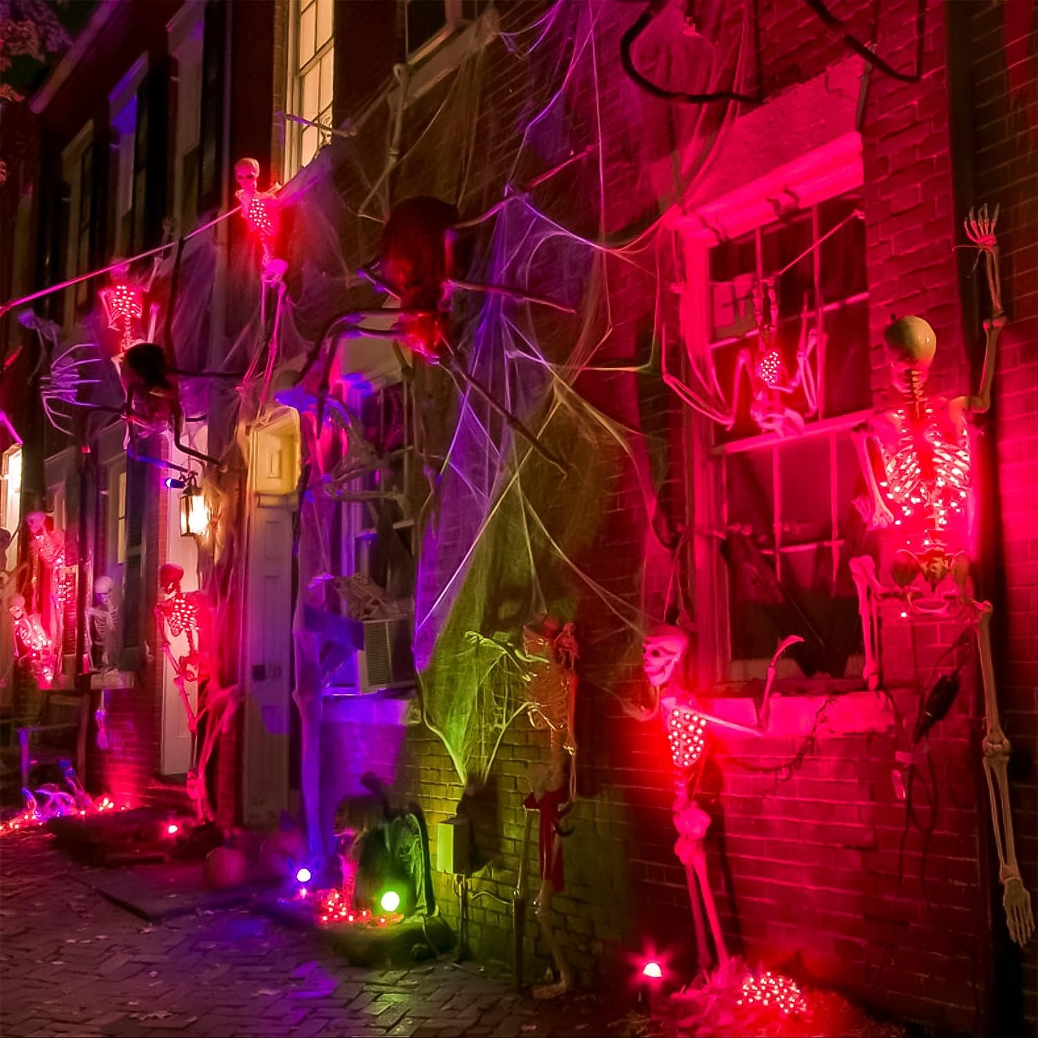 Halloween Noël boîte à piles étanche guirlande lumineuse 8 fonctions télécommande intérieure et extérieure cour jardin décoration de mariage lumière 4m-30leds/6.5m-50leds/10m-100leds de 2025 ? $15.99 –P8